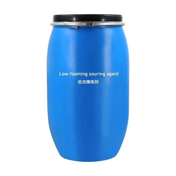 Schaumarmes Säuerungsmittel